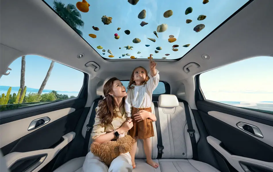 Habitacle du BYD Att2 DM-i