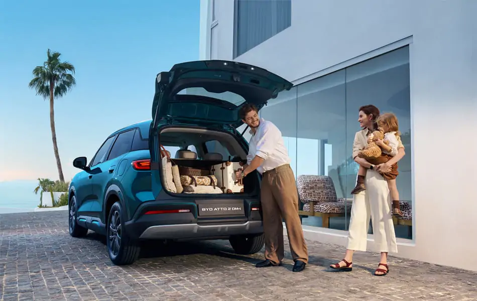 Coffre du BYD Atto 2 DM-i