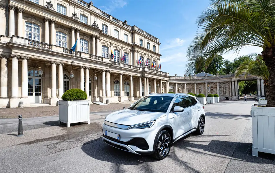 BYD Atto 3 dans les rues de Nancy